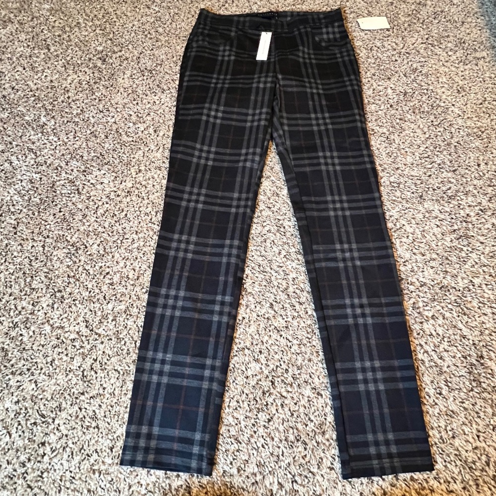 Sanctuary Women Core Plaid Leggings Grey Black Skinny Pants CP0108T0A Size S NEW